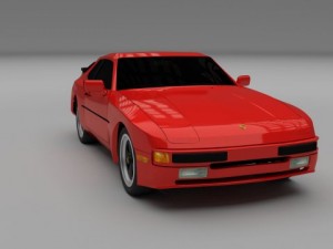 porsche 944 Modello 3D