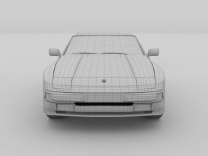 porsche 944 Modello 3D