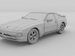 porsche 944 Modello 3D
