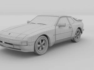 porsche 944 3D Model