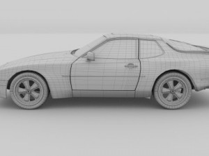 porsche 944 Modello 3D