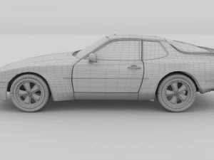 porsche 944 3D Model