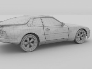porsche 944 Modello 3D