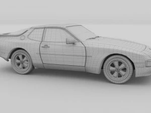 porsche 944 3D Model