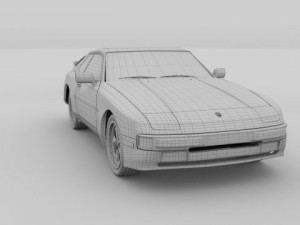 porsche 944 Modello 3D