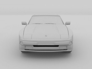 porsche 944 Modello 3D