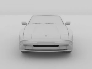 porsche 944 3D Model