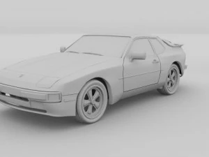 porsche 944 3D Model