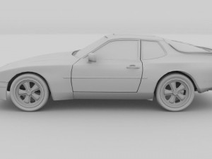 porsche 944 Modello 3D