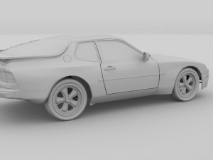 porsche 944 Modello 3D