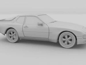 porsche 944 3D Model