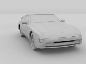 porsche 944 Modello 3D