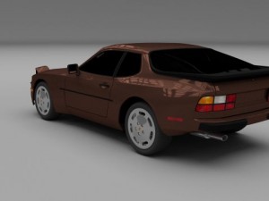 porsche 944 s 3D Модель