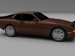 porsche 944 s 3D Модель