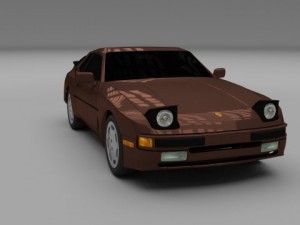 porsche 944 s 3D Модель