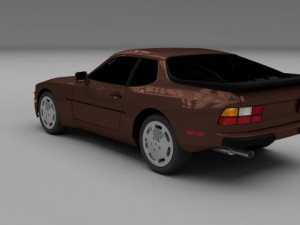 porsche 944 s 3D Модель