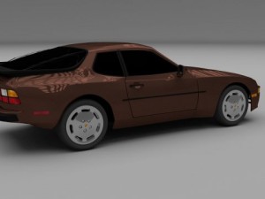 porsche 944 s 3D Модель