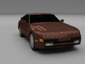 porsche 944 s 3D Модель