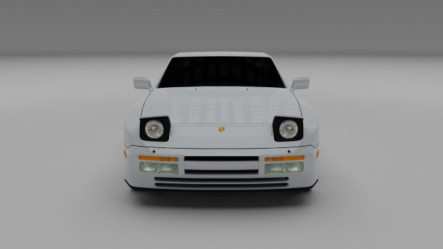 porsche 944 s2 3Dモデル .c4d .max .obj .3ds .fbx .stl .blend 