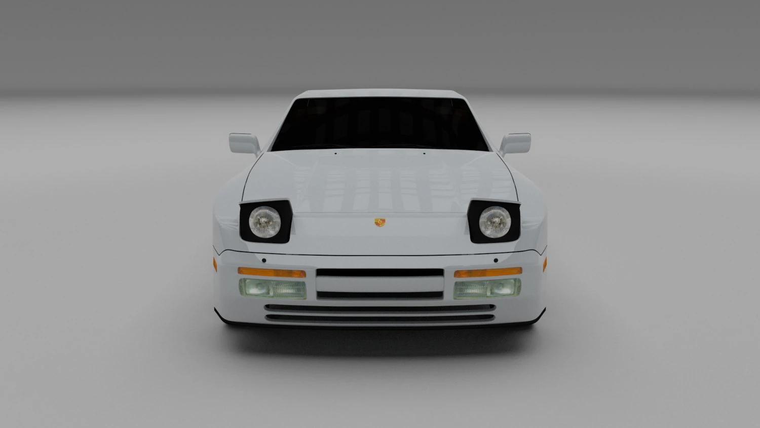 porsche 944 s2 3D Model .c4d .max .obj .3ds .fbx .stl .blend 