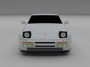 porsche 944 s2 3D-Modell