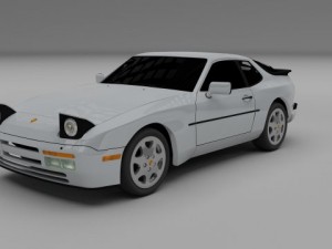 porsche 944 s2 3Dモデル