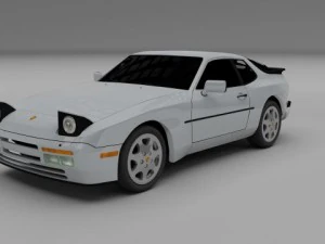 porsche 944 s2 3D Model