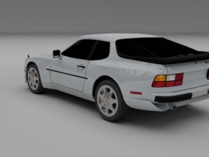porsche 944 s2 3Dモデル