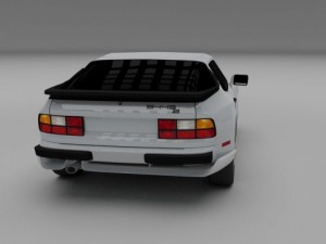 porsche 944 s2 3Dモデル