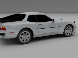 porsche 944 s2 3D Model