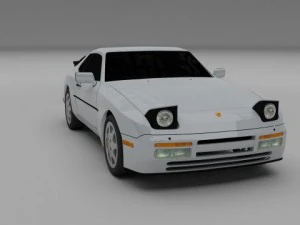 porsche 944 s2 3D Model