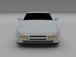 porsche 944 s2 3D Model