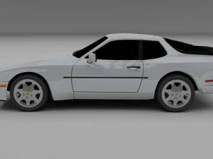 porsche 944 s2 3D Model