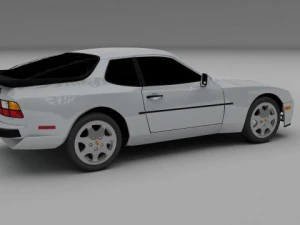 porsche 944 s2 3D Model