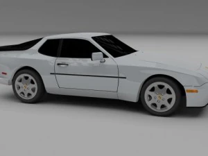 porsche 944 s2 3D Model