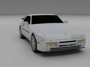 porsche 944 s2 3D Model