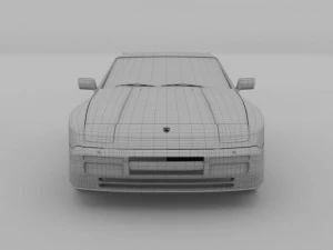 porsche 944 s2 3D Model
