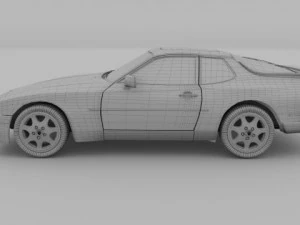 porsche 944 s2 3D Model