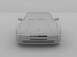 porsche 944 s2 3D Model