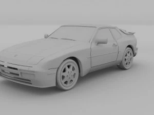 porsche 944 s2 3D Model