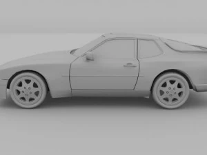 porsche 944 s2 3D Model