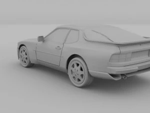 porsche 944 s2 3D Model