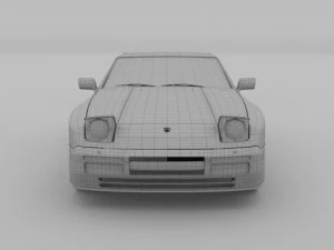 porsche 944 s2 3D Model