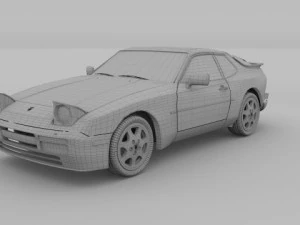 porsche 944 s2 3D Model