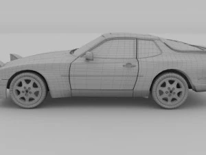 porsche 944 s2 3D Model