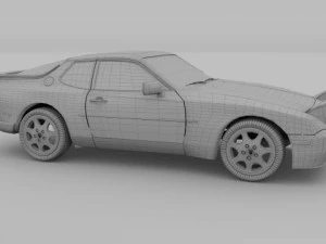 porsche 944 s2 3D Model