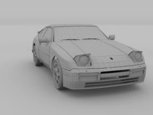 porsche 944 s2 3D Model