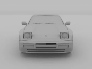 porsche 944 s2 3D Model