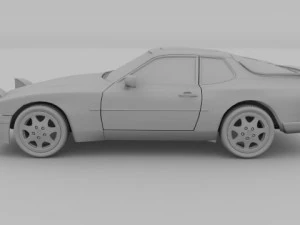 porsche 944 s2 3D Model