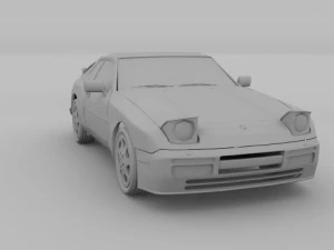 porsche 944 s2 3D Model